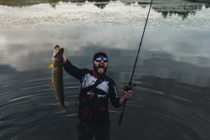 Sakura croatia team member with a nice pike