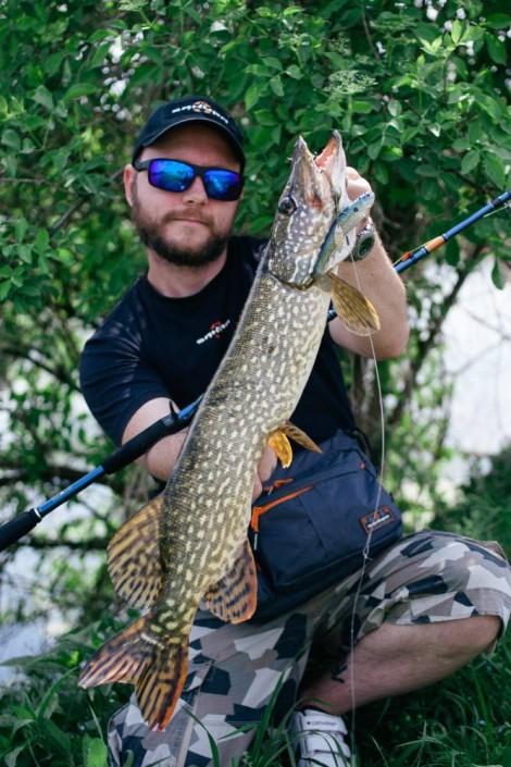 Robert Pljuscec with a nice pike on Sportism neo 742XXH