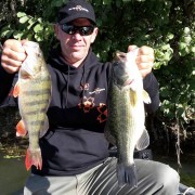 doublé de laurent poulain avec un bass et une perche