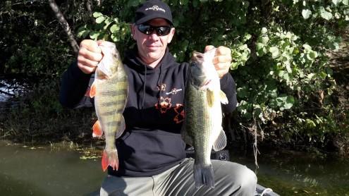 doublé de laurent poulain avec un bass et une perche