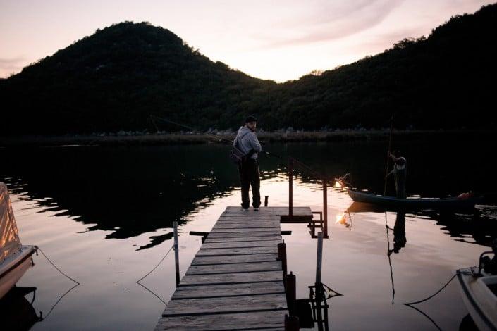 Robert Pljuscec du team sakura sur les bords de la Neretva