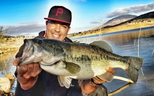 Record personnel pour Hatim avec ce bass de 55 cm pris au Slit Shad Sakura