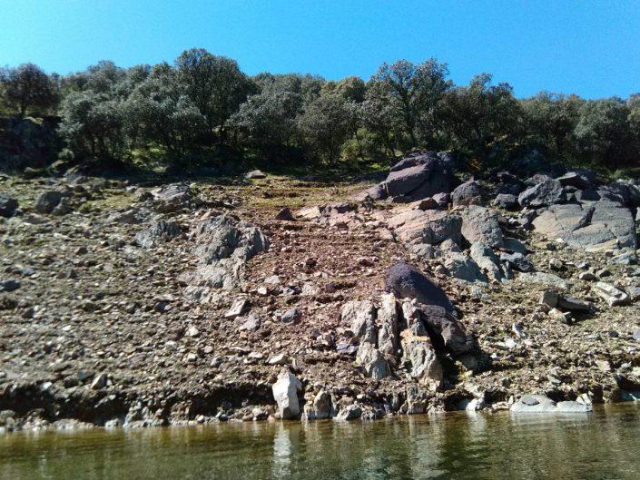 les bords du lac de Cijara en extremadura