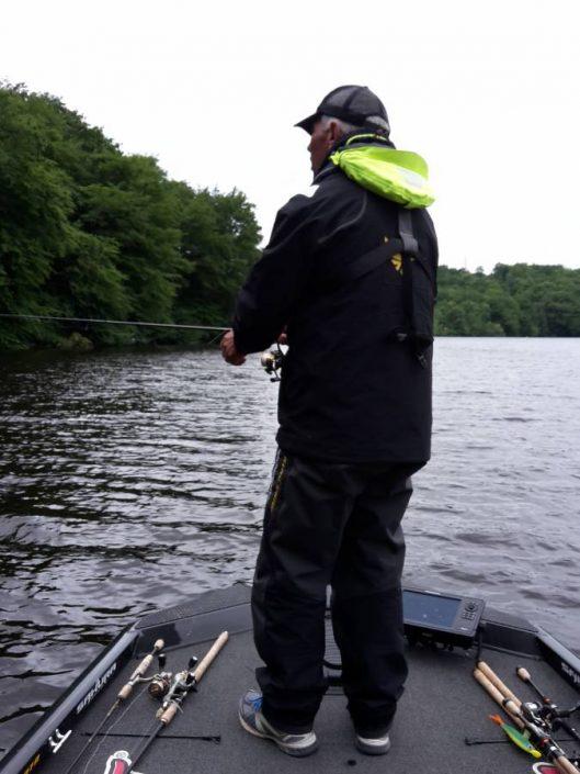 Laurent prospecte minutieusement au Slit Shad Sakura