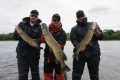 Satisfied customers at River Erne Fishing Center caught with Sakura Queen Rana frogs