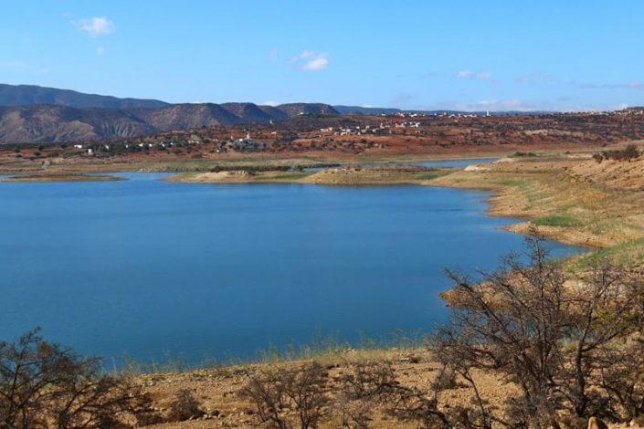 Le lac Moulay Abdellah au matin