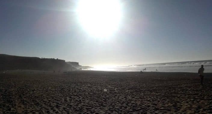 La plage près de Tamri