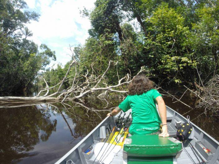 1er jour en action sur les affluenst du Rio Negro