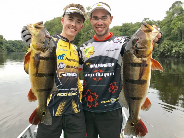 Doublé de peacock de 3 Kg pour Tristan et Mayeul