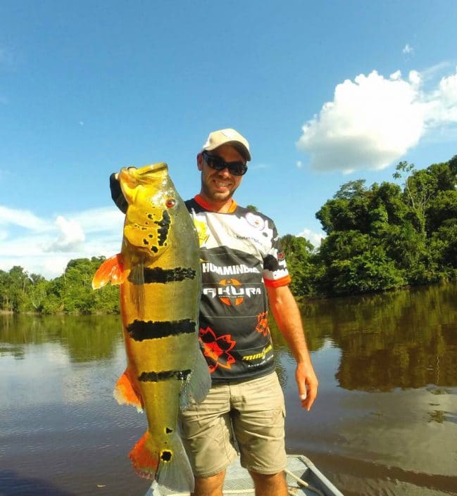 Personal Best pour Trista de la Team Sakura, un joli Peacock Bass de 7 kg !