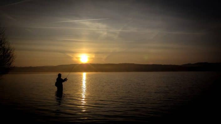 lever de soleil à l'ouverture de la truite 2016