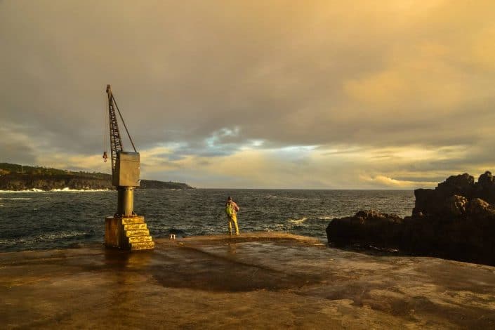 Partie de pêche après l'orage