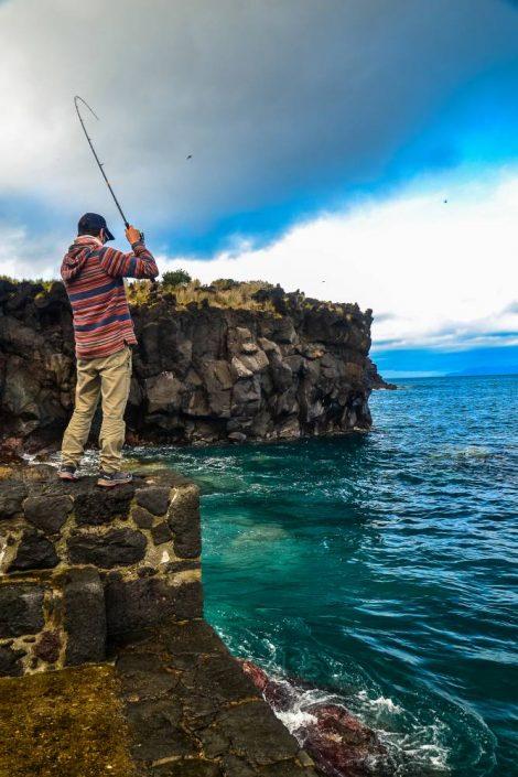 pêcher aux acores se fait toujours dans un cadre incroyable